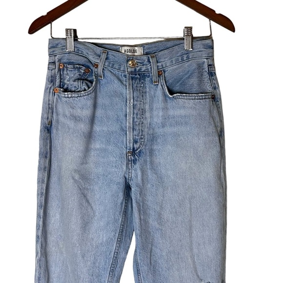 Agolde Riley High Rise Straight Leg Jeans- Size 26 - Picture 7 of 14